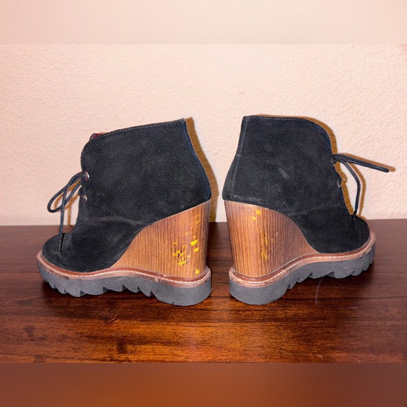 Bcbgeneration Women's Nariska Wedge Lace Up Bootie (Sz 6.5) - GUC - Picture 4 of 4